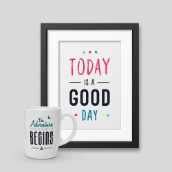 Mug + Framed Poster Pack